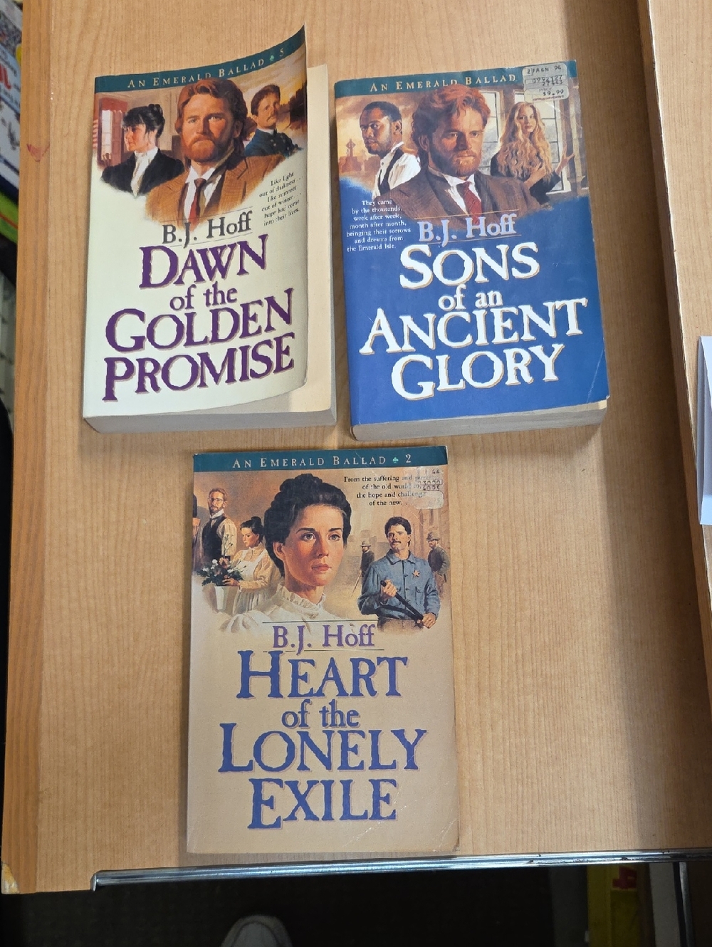 B J HOFF EMERALD BALLAD NOVELS 2,4,5 PB